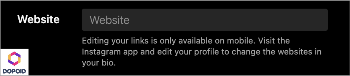 link on instagram bio